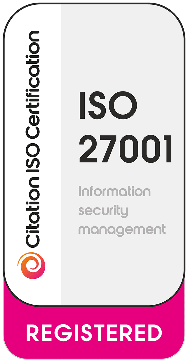 ISO 27001 certified
